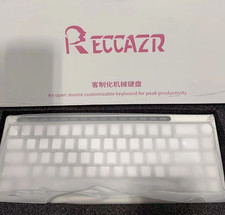 RECCAZR R66 65% Mechanical Keyboard RGB Hot Swap Bluetooth 2.4G USB-C White picture