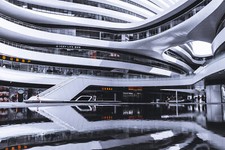 Landscape architecture modern building Custom Gaming Mat Desk picture