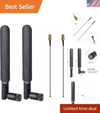 2-Pack 8dBi Omni-Directional WiFi Antenna for Reliable 2.4GHz/5.8GHz Connections picture