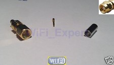 1x Straight SMC Female Crimp for RG174 RG179 RG316 RG188 Coax Cable RF Connector picture