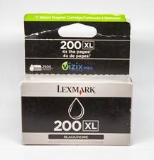Lexmark 200xl black ink cartridge 14l0174 genuine oem opened picture