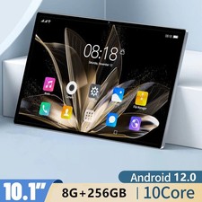 New Tablet 10. 1 inch 8G+256G ROM Android 12 Wifi 5G/4G Dual SIM Bundle Keyboard picture