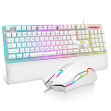 RedThunder K10 Wired Gaming Keyboard & Mouse with Wrist Rest- New & Unused picture