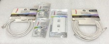 Legrand On-Q 25ft 7ft Cat 5e Patch Cable AC3525-WH-V1 2-port Plate Rj45 Couplers picture