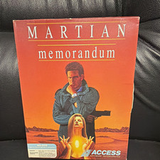 Access Martian Memorandum MS-DOS PC Game Big Box 3.5