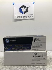 LOT of 2 - GENUINE HP 305X Black Toner Cartridge (CE410X) NEW SEALED picture