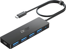 Hub USB C de 4 Puertos, Divisor USB 3.0 para Laptop con Puerto de Carga Type-C picture