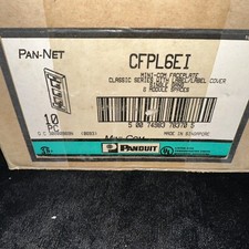 PANDUIT Pan-Net CFPL6EI  Mini-Com Faceplate Classic 6 Port Electric Ivory 10/box picture