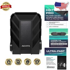 Portable 1TB External HDD ADATA HD710 Pro USB 3.2 Waterproof Dustproof picture