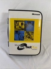 Vintage Microsoft TechNet Plus CD Subscription COMPLETE LOT Binder Case & Discs picture