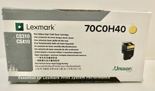 Lexmark 70C0H40 Yellow Toner Cartridge picture