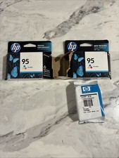 HP Printer Ink Replacement Cartridge 95 Tri-color- 2 Pack: 1 Sealed 1 Open Box. picture