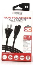 1 Xtreme Home Theater Non Polarized AC Power Universal 2 Slot Cable Heavy Duty picture