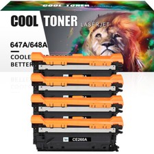 4PK CE260A 647A Black Toner for HP Color LaserJet CP4025 CP4025n CP4025dn picture