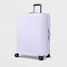 Signature Hardside Large Checked Spinner Suitcase - Open Story picture