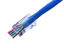 IDEAL CAT6 Feed-Thru RJ-45 Modular Plugs 100/Bag (85-377) (85377) picture