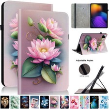 Butterfly Flower Card Slot Tablet Case For Xiaomi Pad 7 6 5 Pro Redmi Pad SE picture