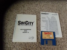 Sim City The Sim City Simulator V 1.1 Commodore Amiga with manual  picture