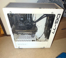 Custom Gaming PC White NZXT H510 EVGA GeForce RTX Corsair Liquid Cooler picture