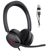 UH48 ANC Wired USB-C/A Headset with 6 AI Noise Canceling Microphones, Teams & Zo picture