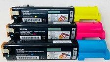 EPSON 0191 0192 0193 GENUINE YELLOW/MAGENTA/CYAN TONER ACULASER C1100N/CX11N picture