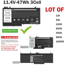 ❤️LOT NGGX5 Battery For Dell Latitude 14 E5470 5470 15 E5570 5570 P48F Serie 47W picture