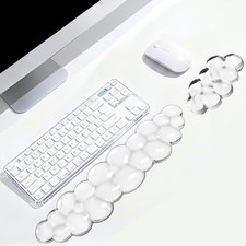 Cloud Wrist Rest Gel Set — Ergonomic Cloud Wrist Rest Keyboard and Mouse, Non-Sl picture