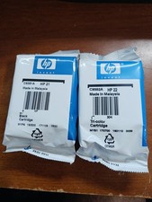 HP 21 Black HP 22 Tri Color Ink Cartridges C9351A C9352A Sealed picture