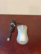 Microsoft Comfort Optical Mouse 3000 Model 1043 Wired USB Silver Tested picture