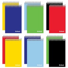 Oxford Spiral Memo Pads, Top Wire Bound, 3 x 5 12 Count (Pack of 1), Primary picture