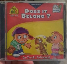 Does It Belong? Preschool Ages 3-5 School Zone Interactive CD-ROM (2004) picture