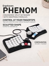 Ergohaven Phenom Split Ergonomic Mechanical Keyboard with 38 mm Trackball picture