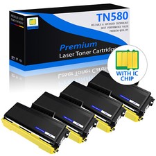4 PK TN580 TN650 Black Toner Cartridge for Brother DCP-8060 DCP-8065 DCP-8065DN picture