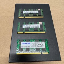 6GB Lot 3x 2GB DDR2 Laptop RAM 2xSamsung PC2-6400S M470T5663QZ3-CF7 Avant 800MHz picture
