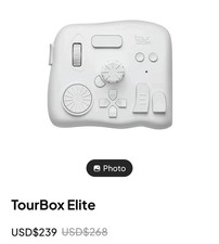 TourBox Elite Ivory White Sealed With Case picture