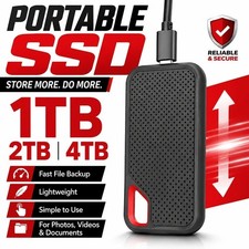 2TB External Hard Drive 2TB Portable SSD High Speed Hard Disk USB-C Original Sto picture