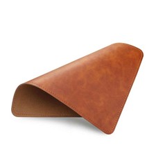 Gaming  Pad, Leather Surface, Non Slip Base, Durable, Caramel Brown picture