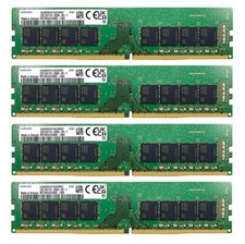 Samsung 128GB (4X 32GB) DDR4 3200MHz PC4-25600 UDIMM Memory Ram M378A4G43AB2-CWE picture