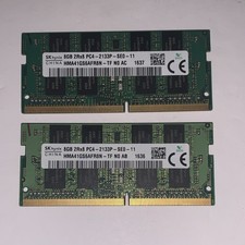 SK hynix 16GB (8GB x 2) 2Rx8 PC4-2133P SO-DIMM Laptop RAM HMA41GS6AFR8N-TF picture