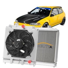 3 Row Aluminum Radiator for Honda CIVIC D15 D16 EK EG INTEGRA/Acura Integra picture