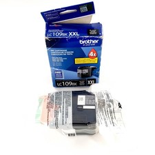Genuine Brother LC109 BK XXL Black Ink Cartridge Exp 12/2022 Damaged Box New picture
