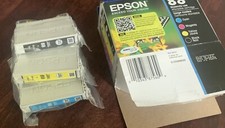 Genuine Epson T88 Black/Cyan/Yellow, 3 out of 4 Pack  EXP. 03/2025 picture