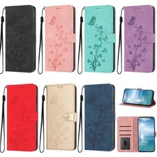 Flower Butterfly Wallet Cover Case for Oppo Find X9 X8 X5 Reno 8 12 14 15 13 picture