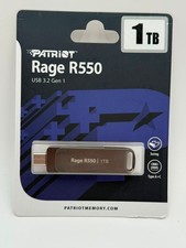 Patriot Rage R550 1TB USB 3.2 Gen 1 Type-A & Type-C Dual Flash Drive - Brand New picture