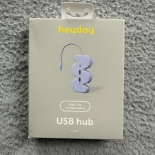 Heyday USB-C To Multiple Ports USB Hub 2 USB-A 1 USB-C Peri Blue 15W New picture