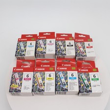 8PK GENUINE Canon BCI-6 Ink Cartridge for iP9900 NEW IN THE BOX picture