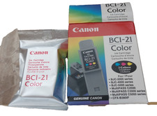Canon BCI-21 Color Genuine Canon Factory Sealed Ink-1 New old stock open box picture