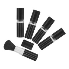 Portable 5Pcs Camera Lens Cleaning Brush Set Durable Plastic for Home Use Black picture