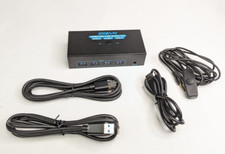SGEYR HDMI 2.0/USB3.0 KVM Switch Dual Monitors Switch 2x2 4k 60Hz picture