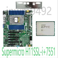 AMD EPYC™ Supermicro H11SSL-i + 7551 32cores 64threads 2.0 GHz motherboard+ CPU picture